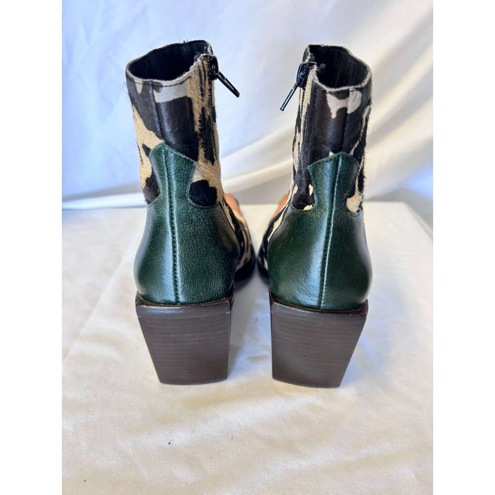 Jeffrey Campbell Pony hair Animal Print Leather Boots Size 6 - Picture 7 of 13